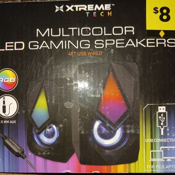 Multicolor Gaming Speakers - Picture 2 of 2